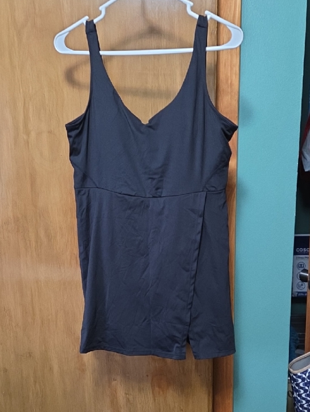 Simple Black Tank Pickleball Dress